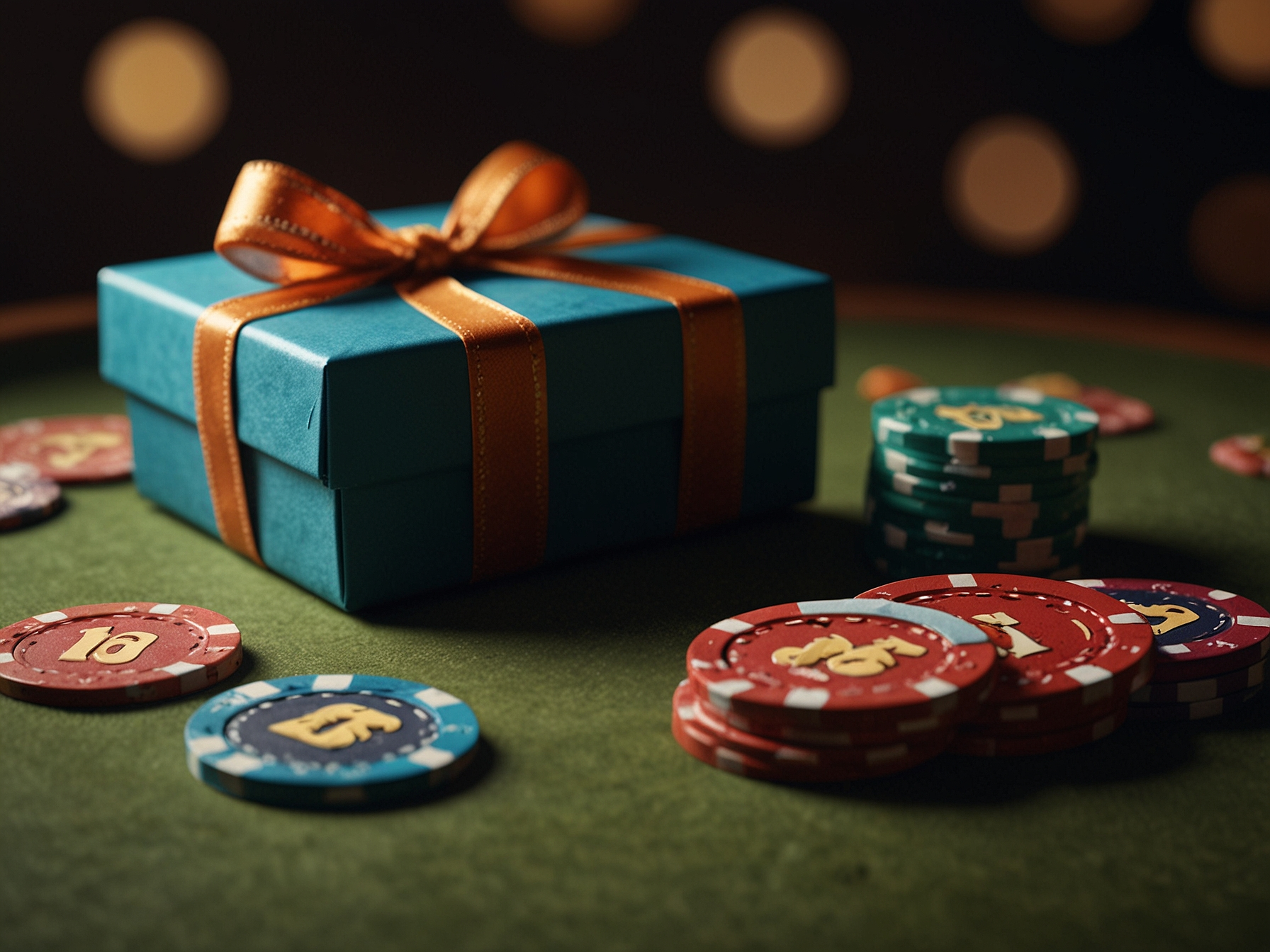 Gift box and bonus icons