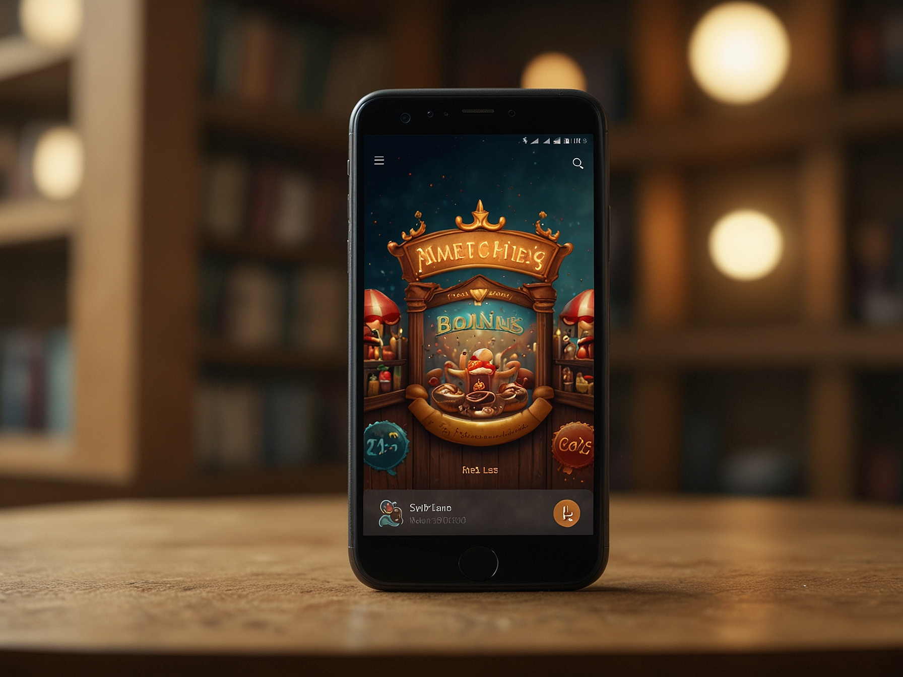 Bonuses and rewards displayed on screen